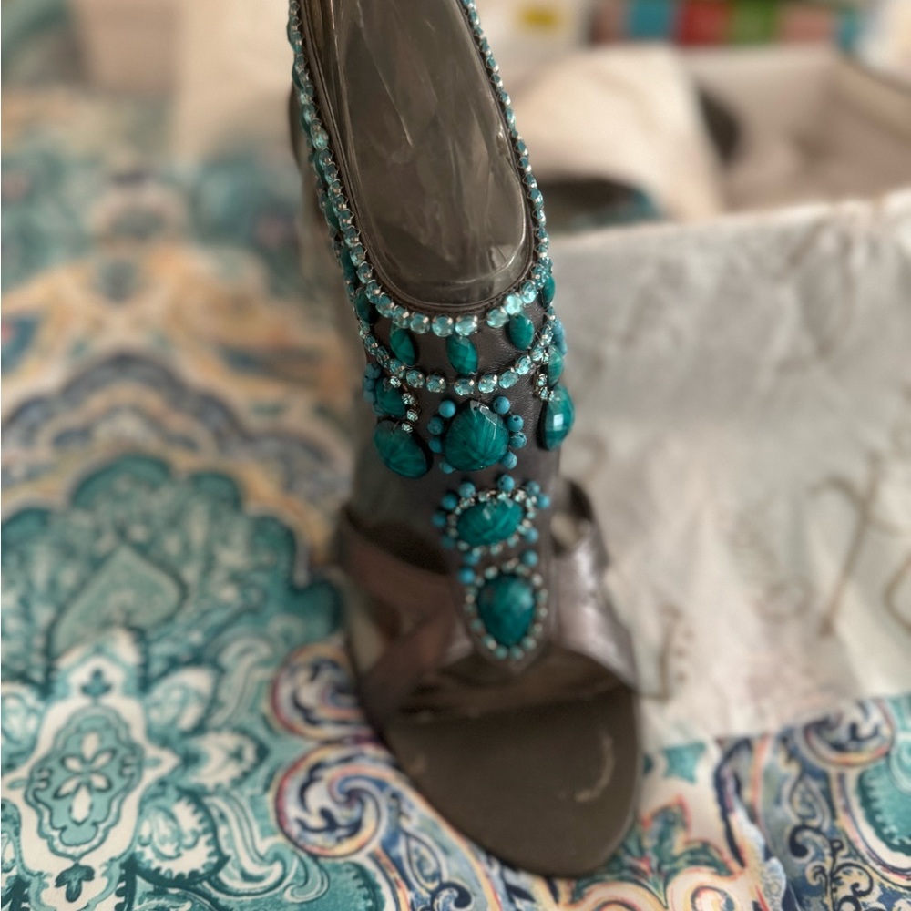 Elegant Beaded Women's Sandals